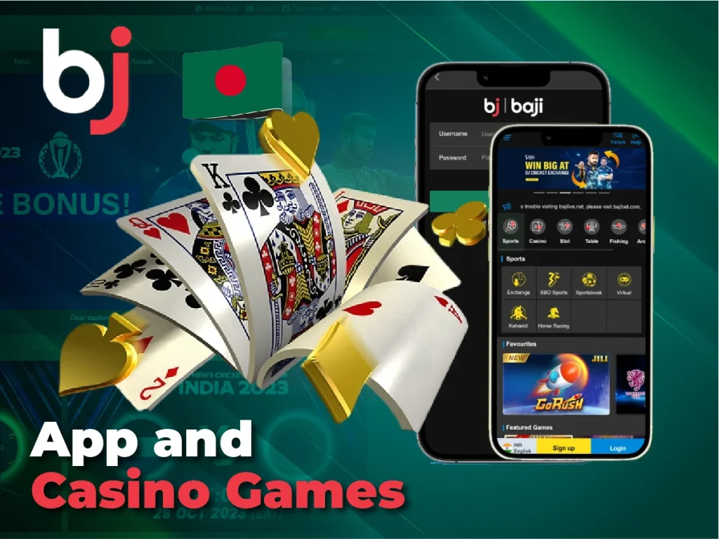 App and casino games