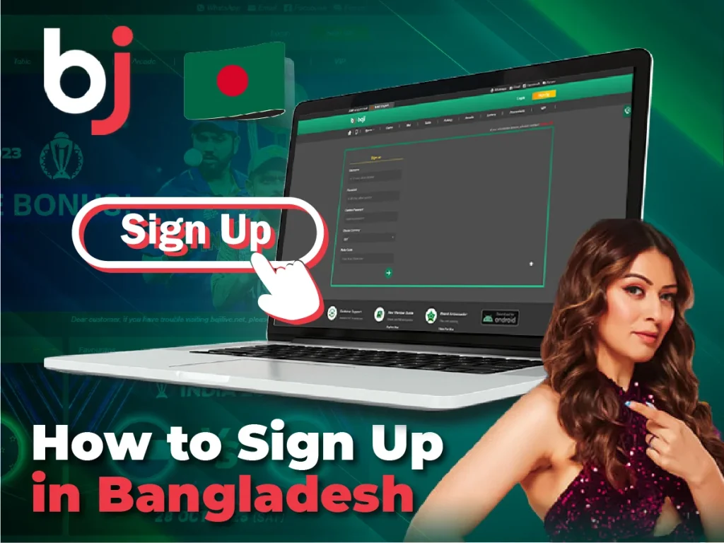 How to sign up in Bangladesh